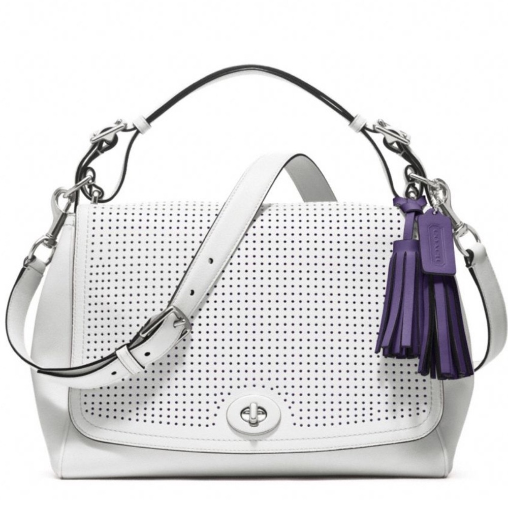 COACH Legacy Perforated Leather Romy Bag✨
